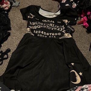 Mighty Fine Black Ouija Board Dress